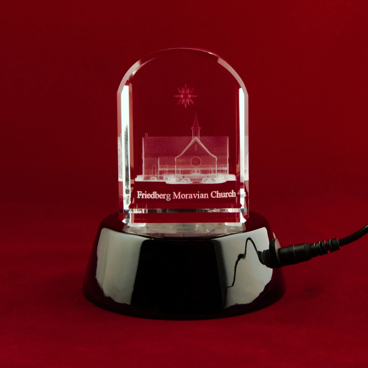 Dark Rosewood LED Base (Round)