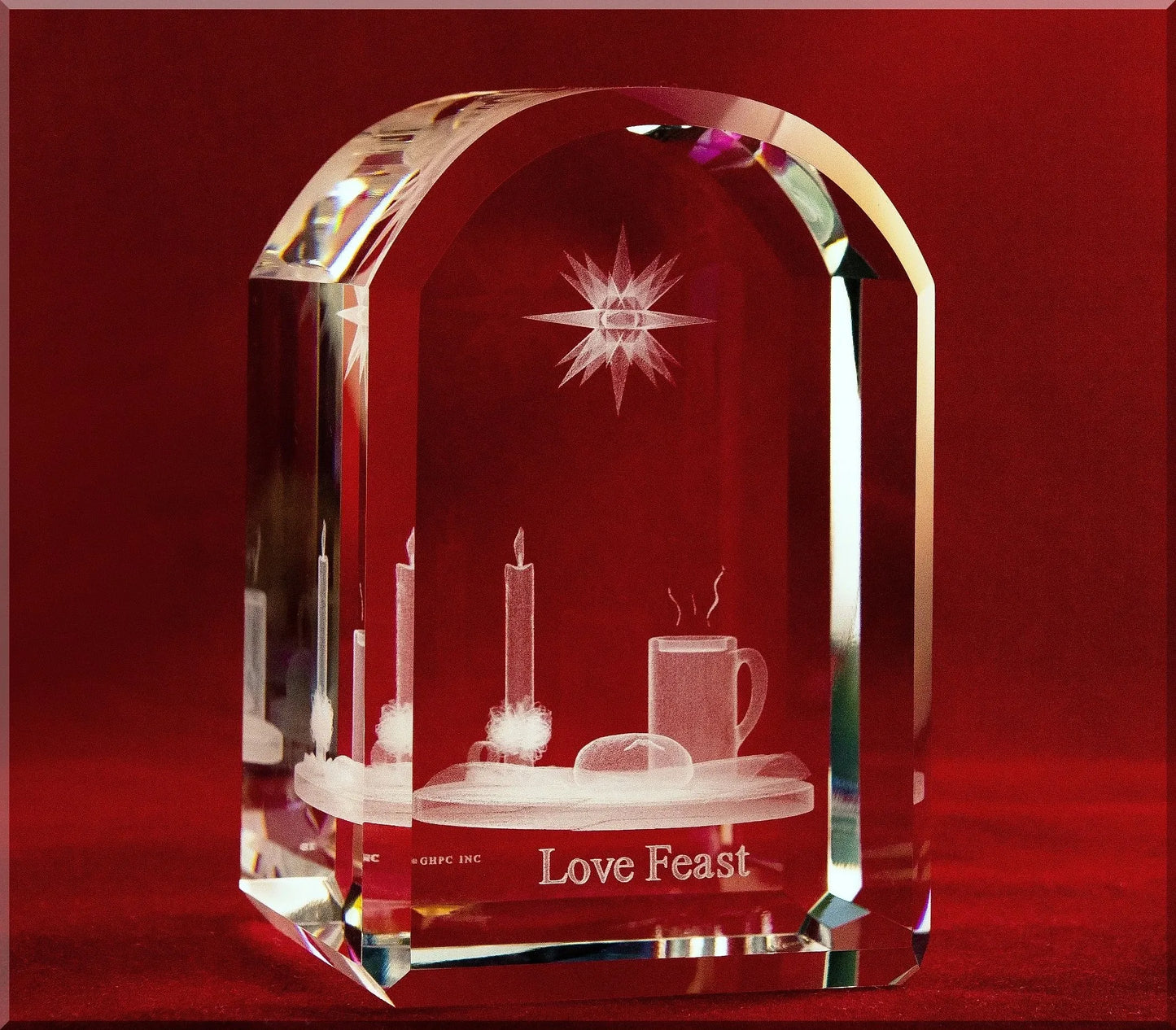 4. Moravian Lovefeast Large - 3 3/4" x 3 3/4" x 4.25"