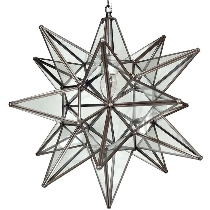 Clear Moravian Star Light, 20"