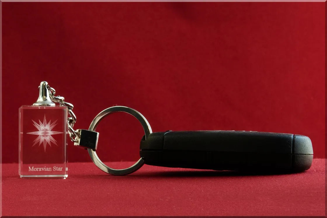 11. Moravian Star Keychain